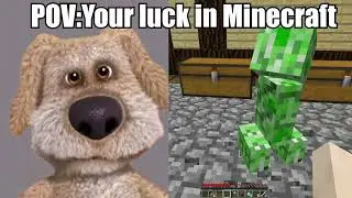 Talking Ben becoming sad in Minecraft