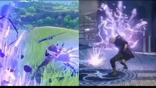 Genshin Impact Razor vs, Devil May Cry Nero moveset comparison