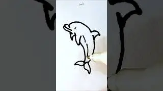 🐬💘#satisfying #relaxing #painting #art #oddlysatisfying #colors #shorts