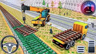 Railway Tunnel Construction Sim 3D - Train Track Construction Game - Android GamePlay part2