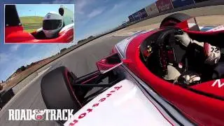 Riding with Mario Andretti in a 2-seat Dallara-Honda IndyCar