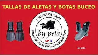TALLAS  NÚMEROS DE ALETAS Y BOTAS DE BUCEO ... by pela