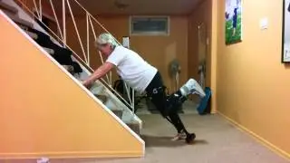 More exercises with crutch alternative, iWalk 2.0