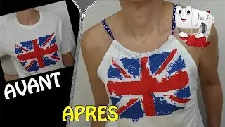 Mon t-shirt se transforme en top sans manche!