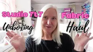 Большая подборка тканей и распаковка сумки Studio 7t7!
