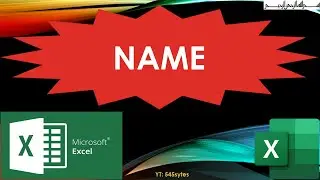 17) Excel - Name Tool