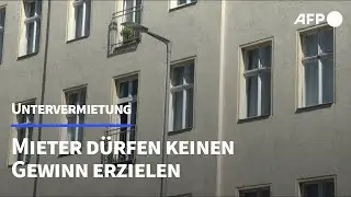 BGH-Urteil: Mieter darf mit Untervermietung keinen Gewinn machen | AFP