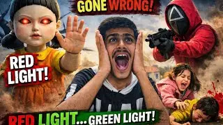 Playing Red Light Green Light Game 🔴🟢🤣 | Game Gone Wrong #viral #youtube #games 