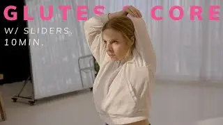 Get Stronger: Full Body Slider Workout for Glutes, Core & Arms (10 minutes)