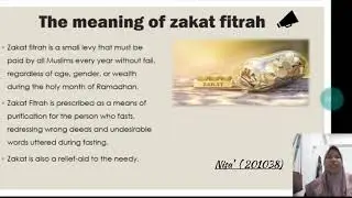 Presentation 1 | Islamic Economic Concept ( Zakat Fitrah )