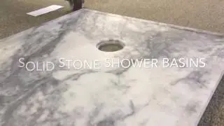 Solid Stone Shower Basins in Denver