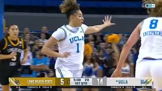 UCLA W. Basketball Highlights - vs. Long Beach State (Dec. 20, 2025)