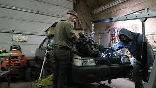 Engine/Transmission Removal 1987 Toyota Corolla | Project Margaret: Part 1