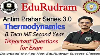Antim Prahar Series || Thermodynamics || Mechanical Second Year || Important Questions