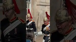 KING&rsquo;S GUARDS SHOUTS &lsquo;STAND CLEAR!&rsquo; | Horse Guards, Royal guard, Kings Guard, Horse, London, 2024