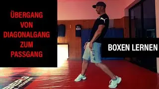 BOXEN LERNEN - ÜBERGANG VON DIAGONALGANG ZUM PASSGANG UM DEN GEGNER HERUM