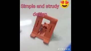 Plastic adjustable mobile stand.