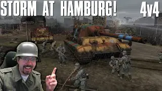 Storm At Hamburg! - 4v4 - Company of Heroes 2