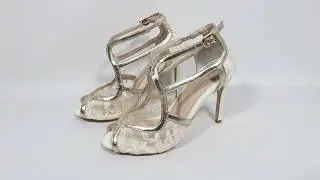 Sorbern Light Gold Women Sandals Lace Wedding Shoes Summer Style Custom