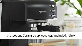 AmazonBasics Espresso Machine and Milk Frother Review 2020