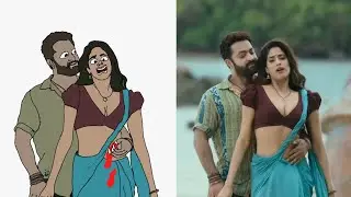 Chuttamalle_Full Video_(Devara )| Funny Drawing | Funny Video 🤣🤣