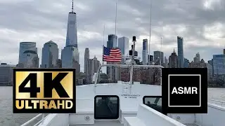PAULUS HOOK TO BROOKFIELD PLACE FERRY, NEW YORK - Day 34 State of Emergency - 4K WALK/ASMR