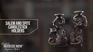 Spite and Salem Cat Candle Holders Unboxed | Nemesis Now