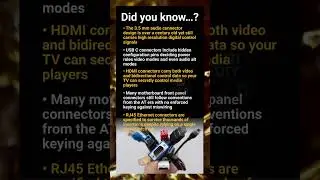 Unexpected facts about connectors in audio, video, PCs and DIY hardware