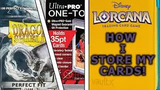 Lorcana - What I use to store my cards!