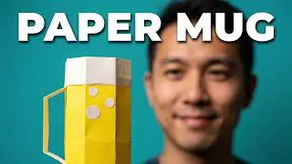 DIY Origami Beer Mug 🍺 | Simple Step-by-Step Paper Craft Tutorial #craft 