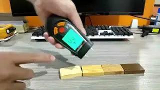Hand-held Wood Moisture Tester 4 type tree test Paper and Wall test Max Min value measurement