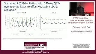 Professor Kausik Ray - PCSK9 inhibition – have we reached the limits of lipid lowering and outcome?
