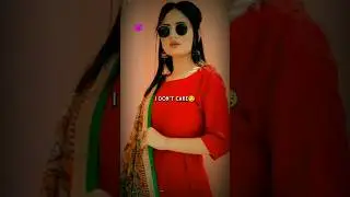 🥱I Don't Care🖕 girl attitude shayari😈attitude status shayari💯Attitude girl Shayari#shorts