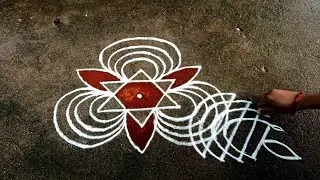 Thaipusam vellaku padi kolam|star padi kolam|pooja kolam with 3 dots|Beautiful rangoli