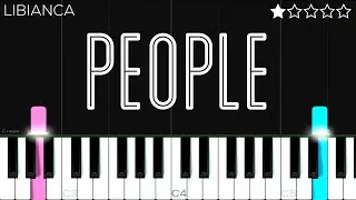 Libianca - People | EASY Piano Tutorial