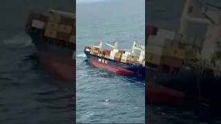#MSC Container Ship Capsized