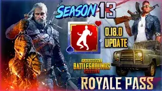 PUBG MOBILE SEASON 13 AND 0.18.0 NEW UPDATES AND LEAKS
