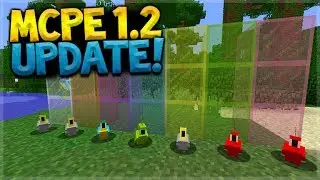 MCPE 1.2 UPDATE CONFIRMED!! Minecraft Pocket Edition - 1.2 Stained Glass, Parrots & New Recipe Book
