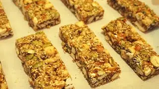 Healthy Energy Bar | Dates and Nuts Bar | Healthy Snacks |Suagr-Free, No Bake & Without Oven