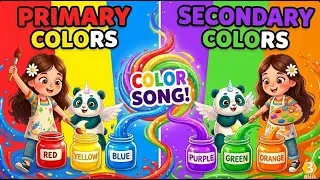 Colours So Bright Song 🎨✨ Sophie & Buumi 🎵 Learn Primary and Secondary Colors Official Music Video