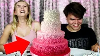CAKE CHALLENGE GONE WRONG! (Boyfriend VS Girlfriend)