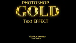 Photoshop Gold Text Effect