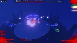 mechanical azurian seraphim (sigma) boss fight part 1