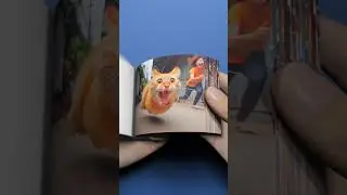 Cat Running Meme FlipBook #tiktok #funny #flipbook #shorts