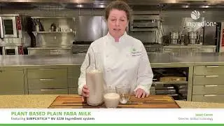 Plant-based faba milk formulation demo