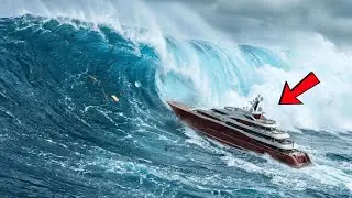 MEGA TSUNAMI SINKS A $1B SUPERYACHT | ULTRA-REALISTIC DISASTER