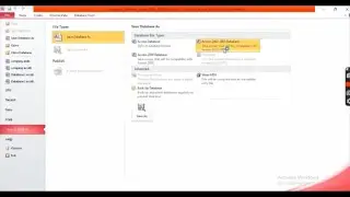 Convert your current version Access database to older versions |convert from .ACCDB to .MDB