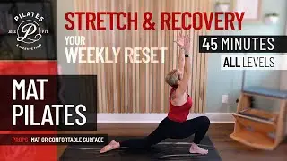 Mat Pilates Stretch & Recovery | Full Body Mobility + Relaxation 45 Minutes with JessPFit