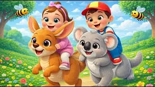 Cuentos en formato de canciones 🦘🐨 El Canguro Saltar&iacute;n y el Koala  🎵  MIX de Canciones TOP 100