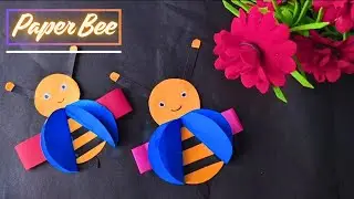 DIY Paper Bee  | Easy Paper Craft for Kids | Cute Bee Craft Idea | Trending DIY